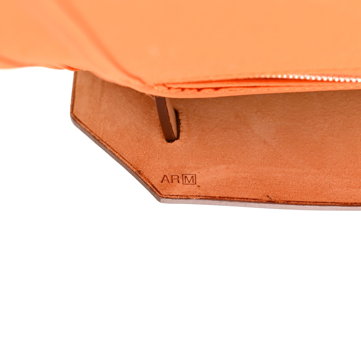 Hermes Vache Hunter Toile Herbag Zip 39 MM Orange Natural 8 of 12