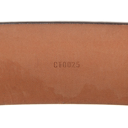 Louis Vuitton Monogram Ceinture Belt w Gold Buckle 85 34 5 of 6