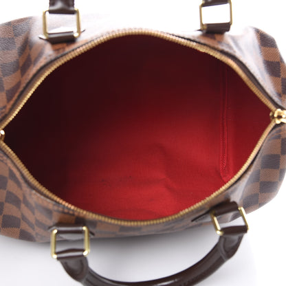 Louis Vuitton Damier Ebene Speedy Bandouliere 30 5 of 15