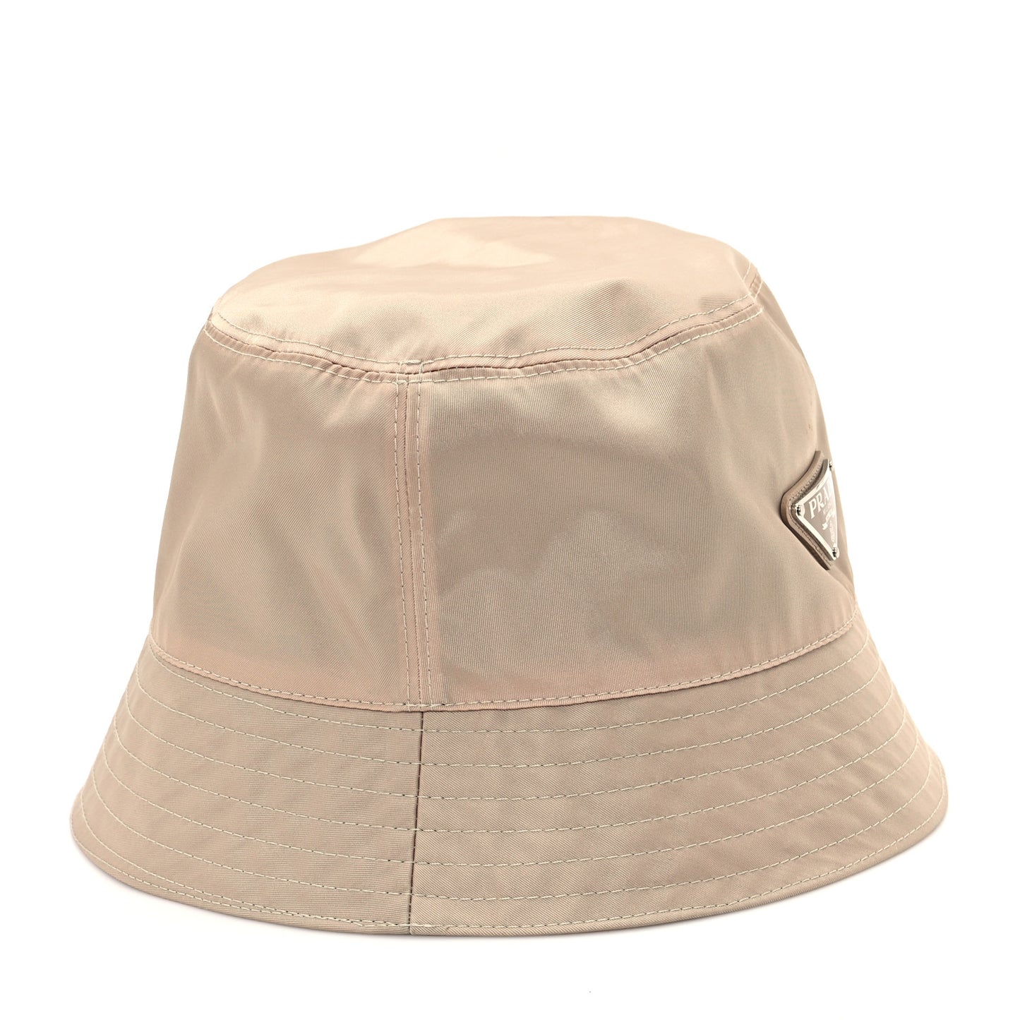 Re-Nylon Metal Triangle Logo Bucket Hat M Cammeo