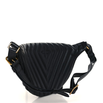 Louis Vuitton Calfskin Quilted New Wave Bumbag Black 3 of 8