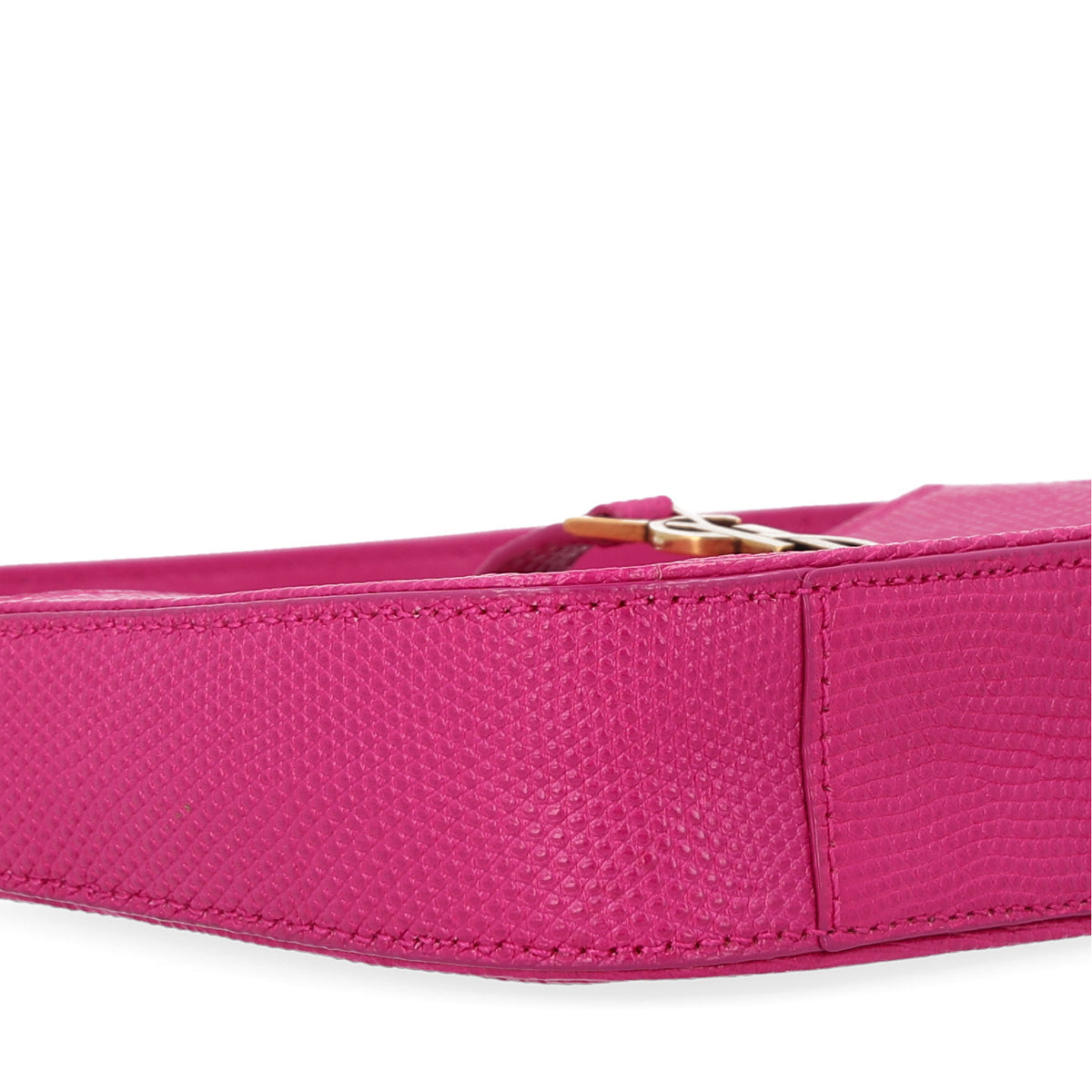 Calfskin Lizard Embossed Le 5 A 7 Mini Hobo Acid Pink