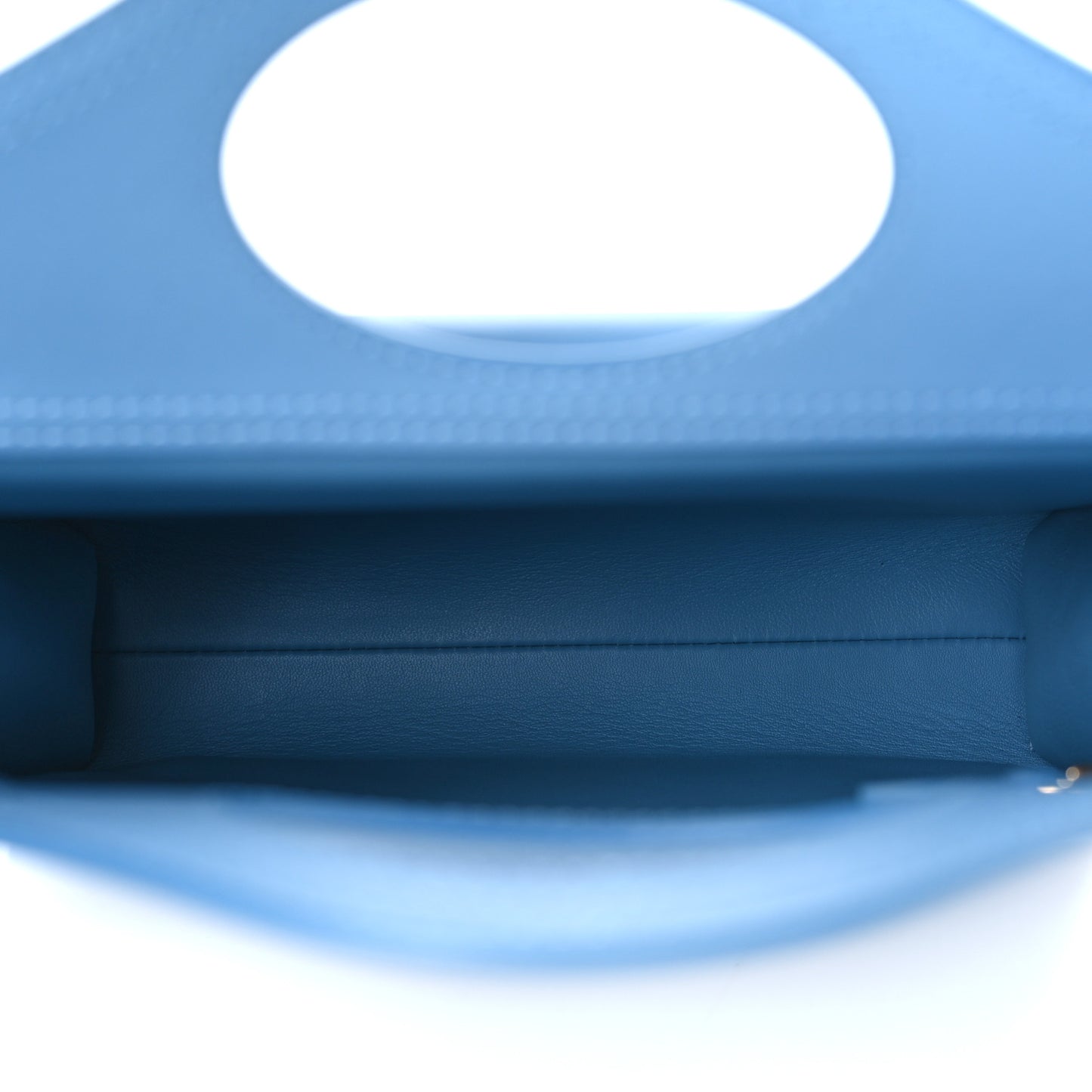 Smooth Calfskin Mini Pocket Bag Blue Topaz