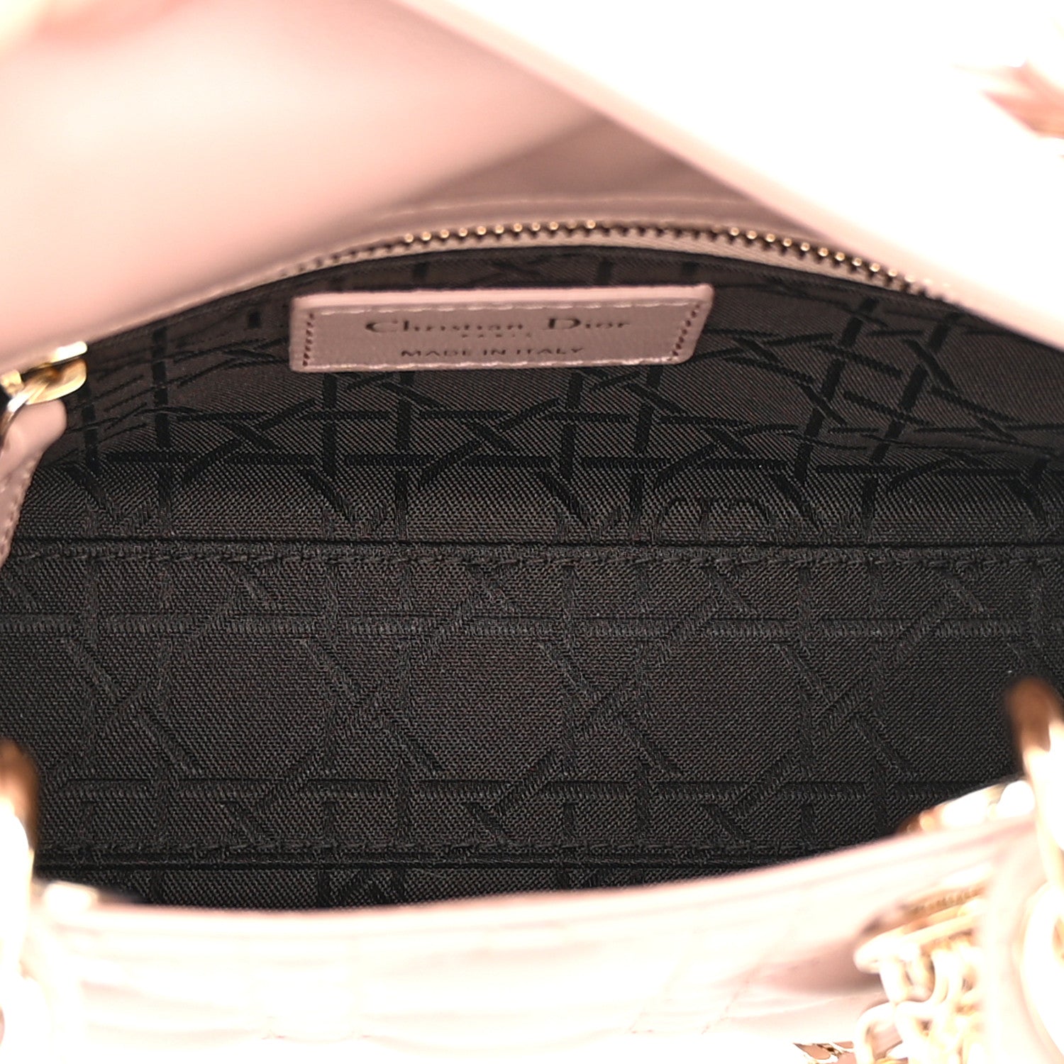 Christian Dior Lambskin Cannage Mini Lady Dior Fard 5 of 10