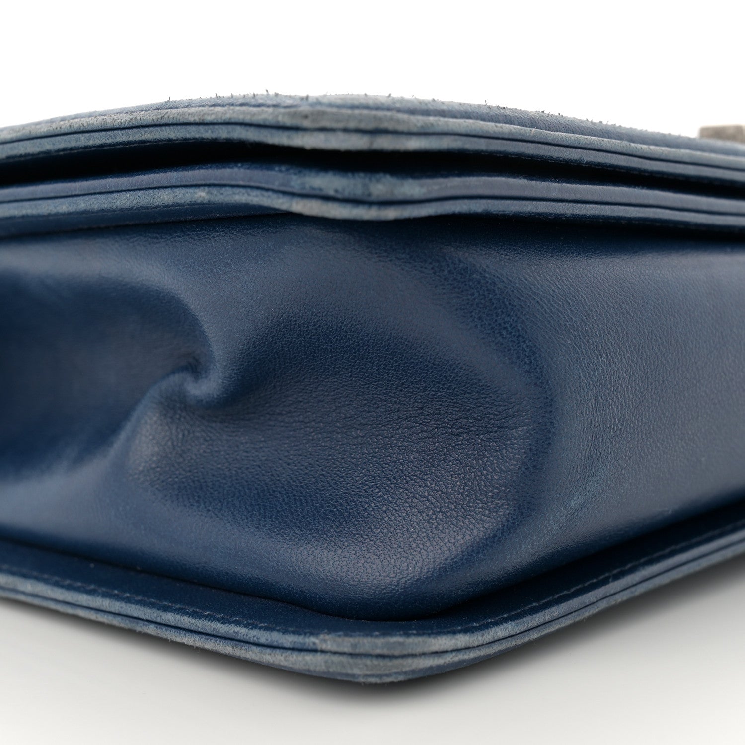 Chanel Lambskin Quilted New Medium Boy Flap Blue 9 of 17
