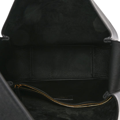 Saint Laurent Smooth Calfskin Large Le 5 A 7 Soft Hobo Black 5 of 10