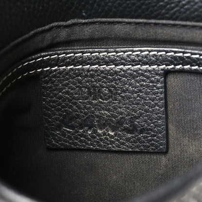 Christian Dior X KAWS Grained Calfskin Bee Saddle Pouch Black 5 of 8
