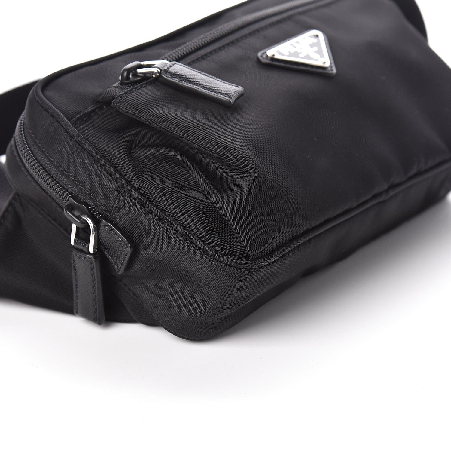 Prada Tessuto Nylon Belt Bag Black 7 of 8