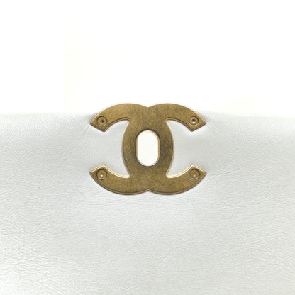 Chanel Lambskin Quilted Medium Chanel 19 Flap White 13 of 15