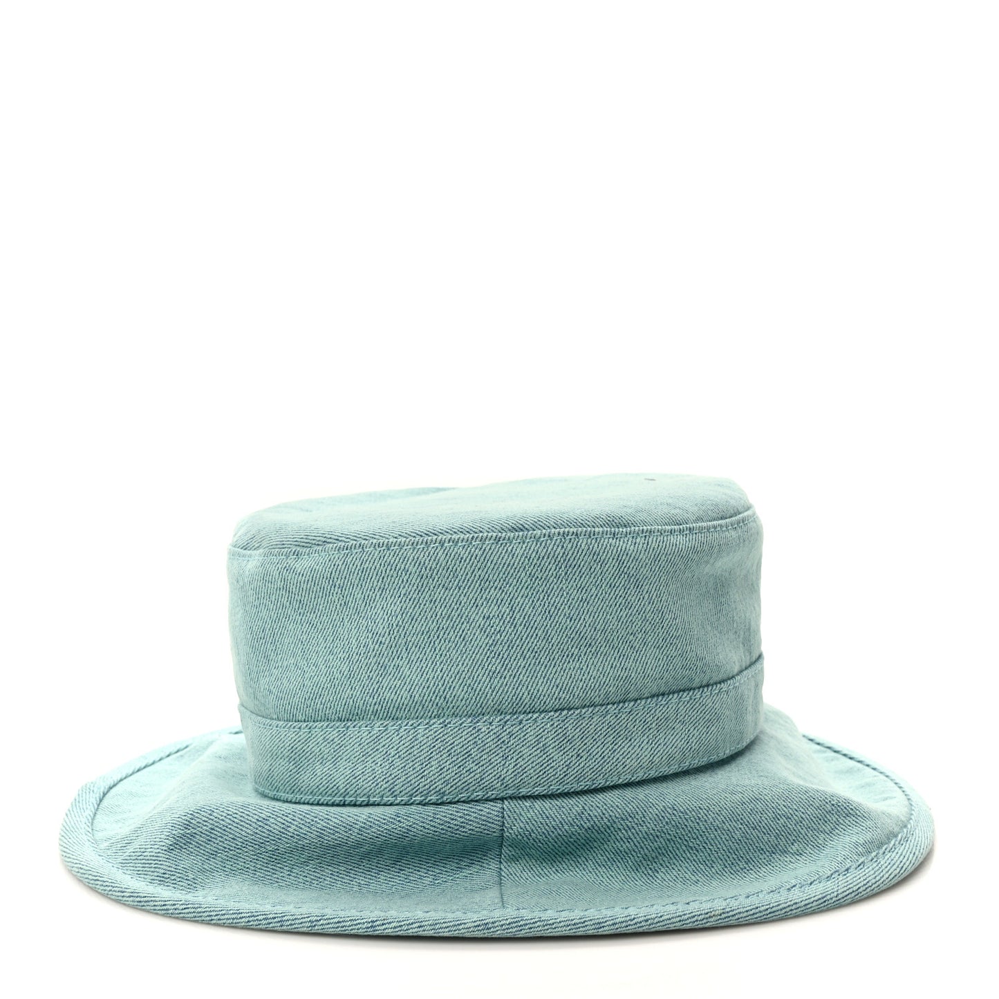 Denim Logo Bucket Hat S Light Blue