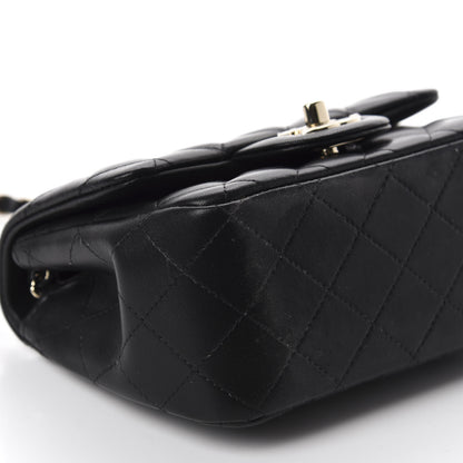 Chanel Lambskin Quilted Mini Square Flap Black 6 of 11