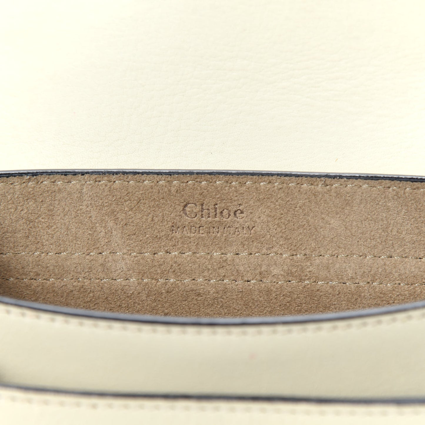 Calfskin Studded Mini Hudson Shoulder Bag Abstract White