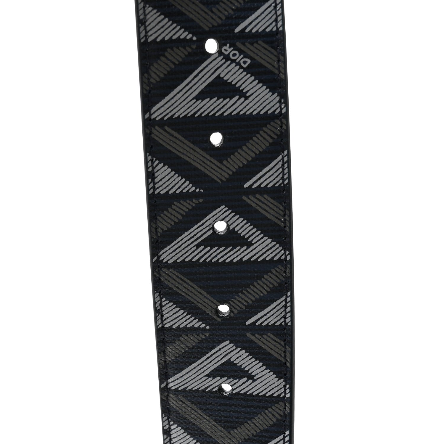 Dior ベルト 42/105 Christian Dior Coated Canvas Calfskin CD Diamond Belt 105 42 Navy