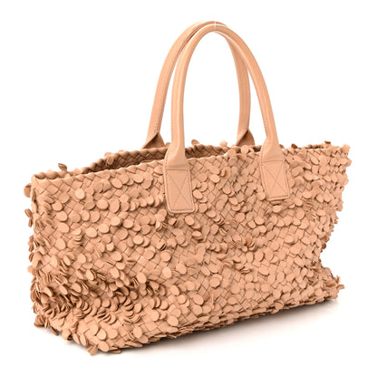 Bottega Veneta Nappa Intrecciato Medium Paillettes Cabat Beige 4 of 15