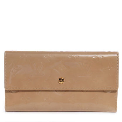 Louis Vuitton Vernis Porte Tresor International Wallet Beige 1 of 8
