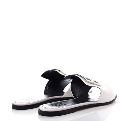Givenchy Grained Calfskin 4G Flat Sandals 38 Off White 4 of 11