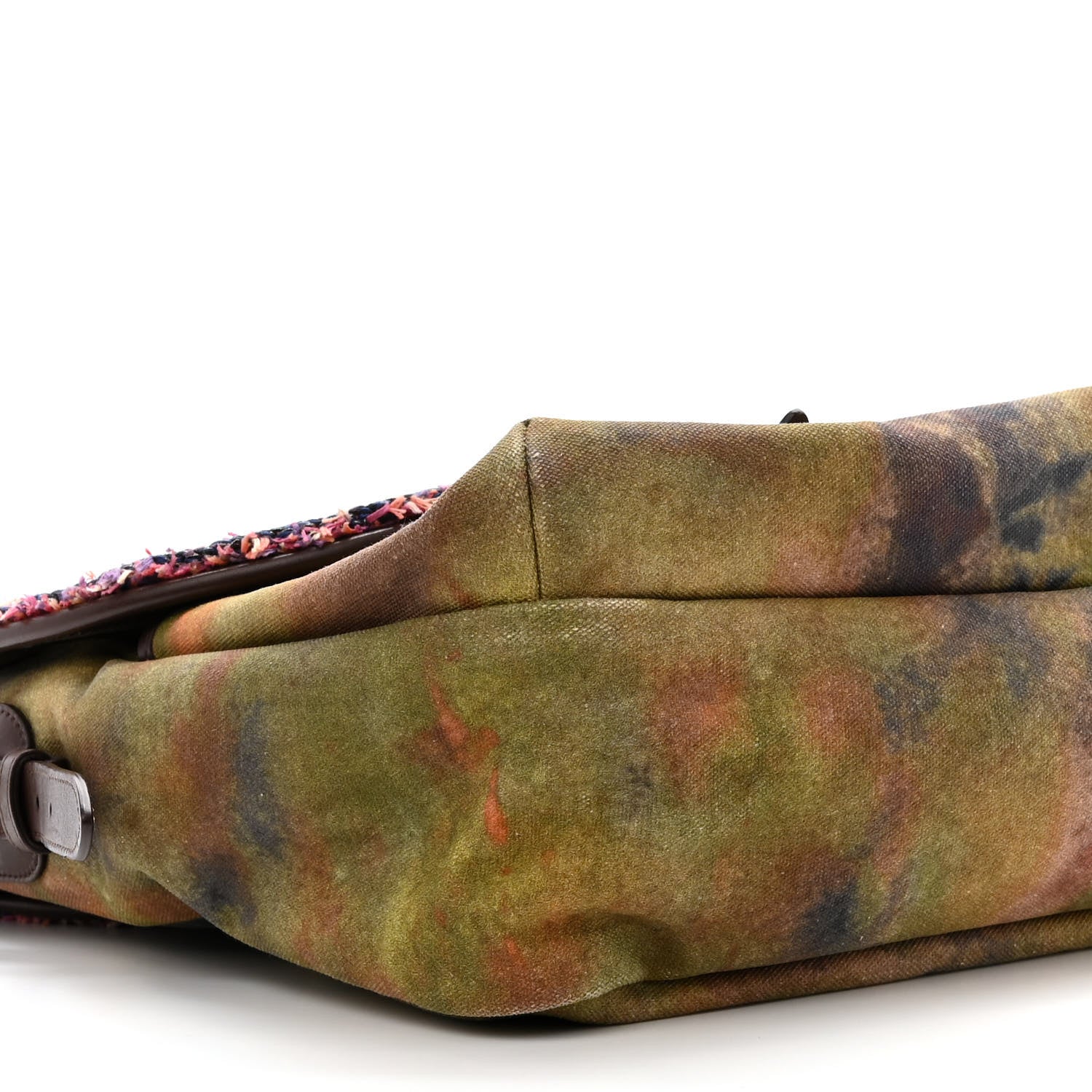 Chanel Washed Toile Large Graffiti On The Pavements Messenger Khaki Multicolor 9 of 10