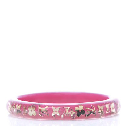 Louis Vuitton Resin Swarovski Medium Inclusion Bracelet PM Framboise 3 of 4