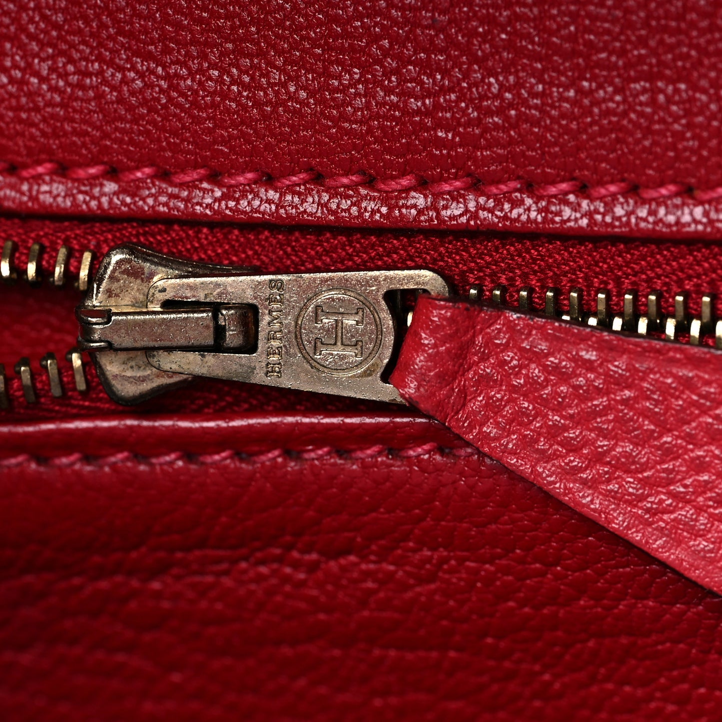 Epsom Birkin 40 Rouge Vif