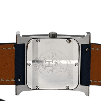 Hermes Stainless Steel Epsom 26mm Heure H Hour Quartz Watch Malta 4 of 5