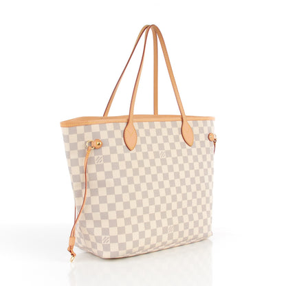 Louis Vuitton Damier Azur Neverfull MM 3 of 7