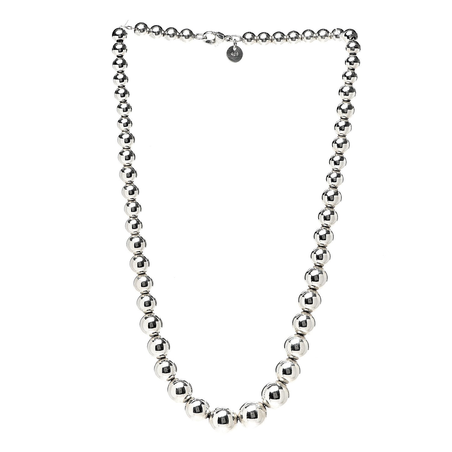 Sterling Silver HardWear Graduated Ball Necklace