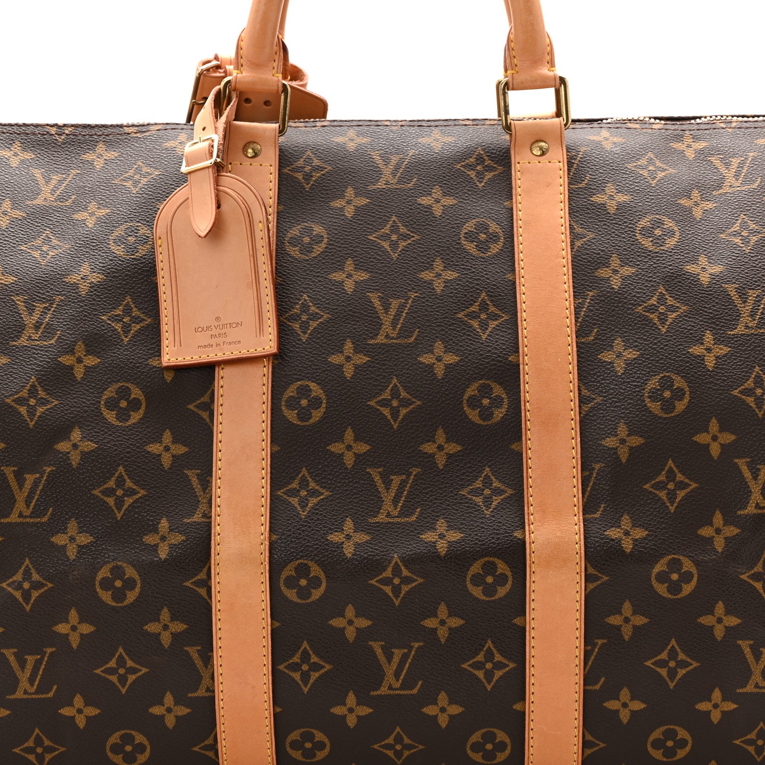 Louis Vuitton Monogram Keepall Bandouliere 55 7 of 9