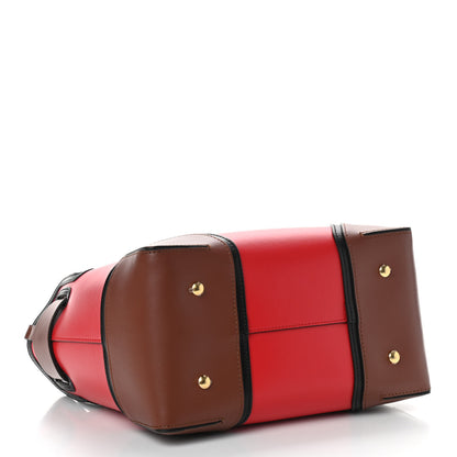 Burberry Smooth Calfskin Small Belt Bag Bright Red Tan Black 3 of 8