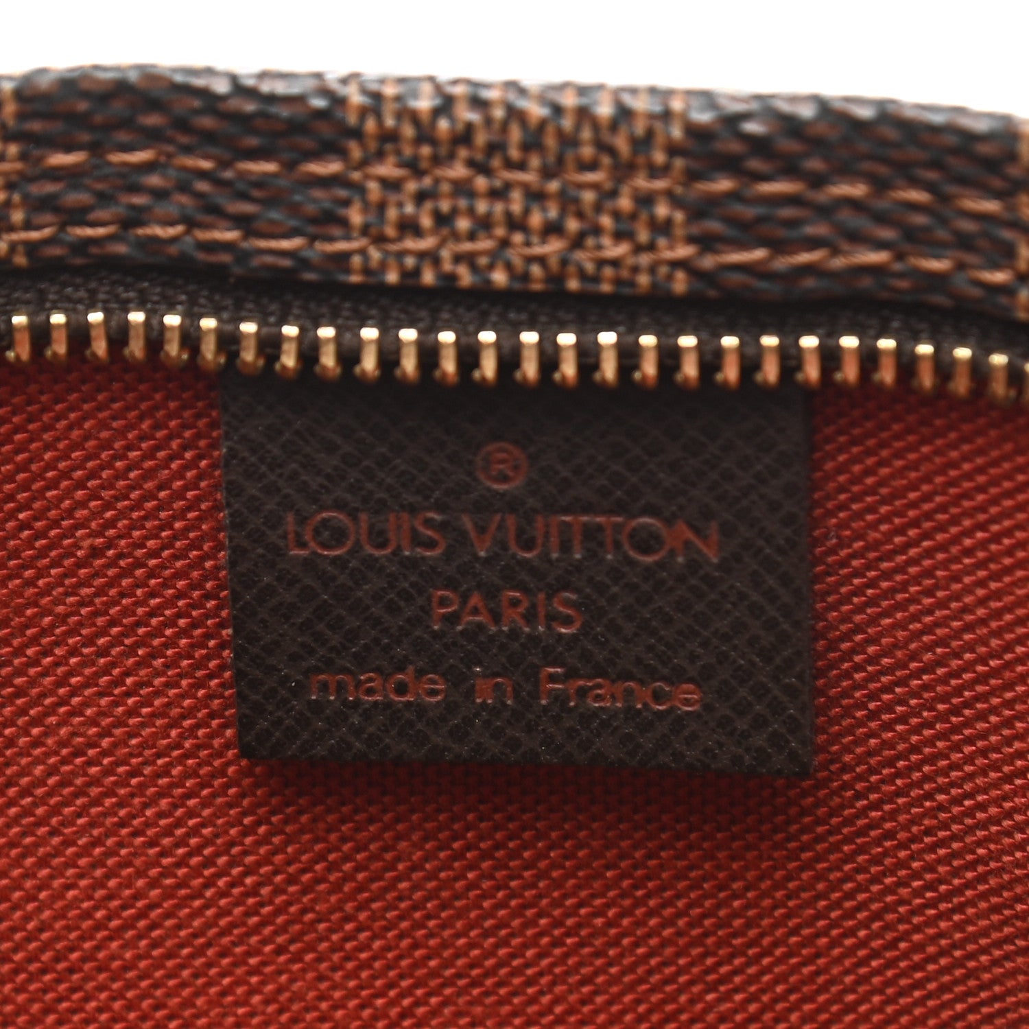 Louis Vuitton Damier Ebene Trousse Make Up Bag Pochette 8 of 10