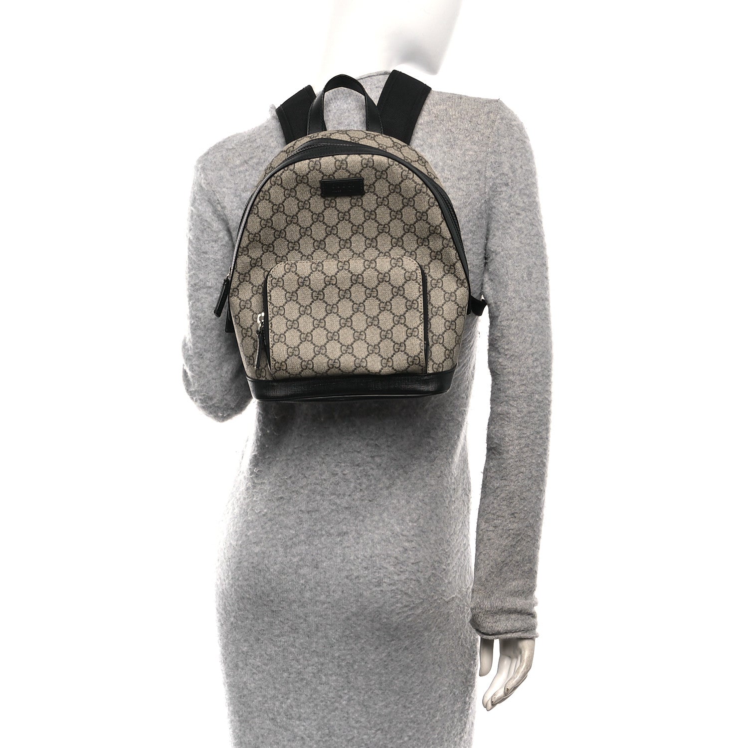 Gucci GG Supreme Monogram Small Eden Day Backpack Black 3 of 10