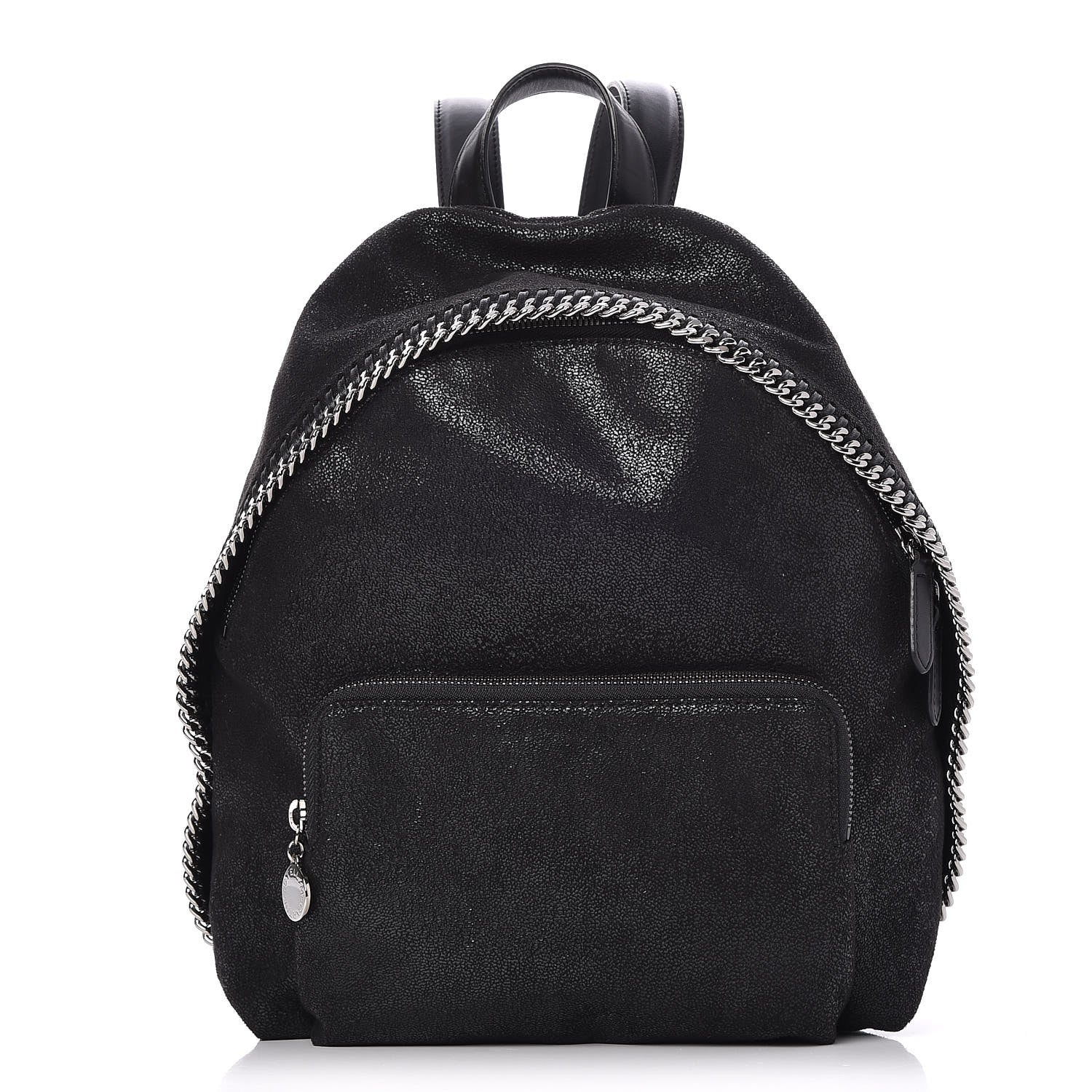 Stella McCartney Shaggy Deer Falabella Backpack Black 1 of 8