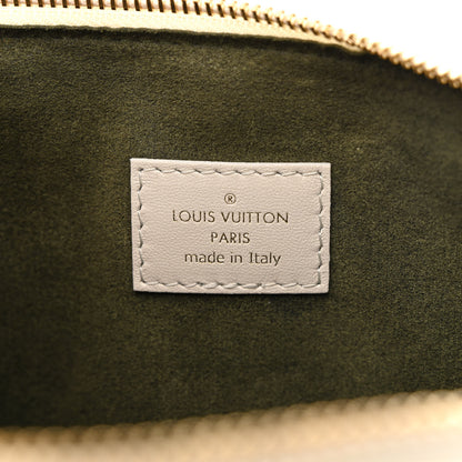 Louis Vuitton Lambskin Embossed Monogram Coussin PM Cream 8 of 12