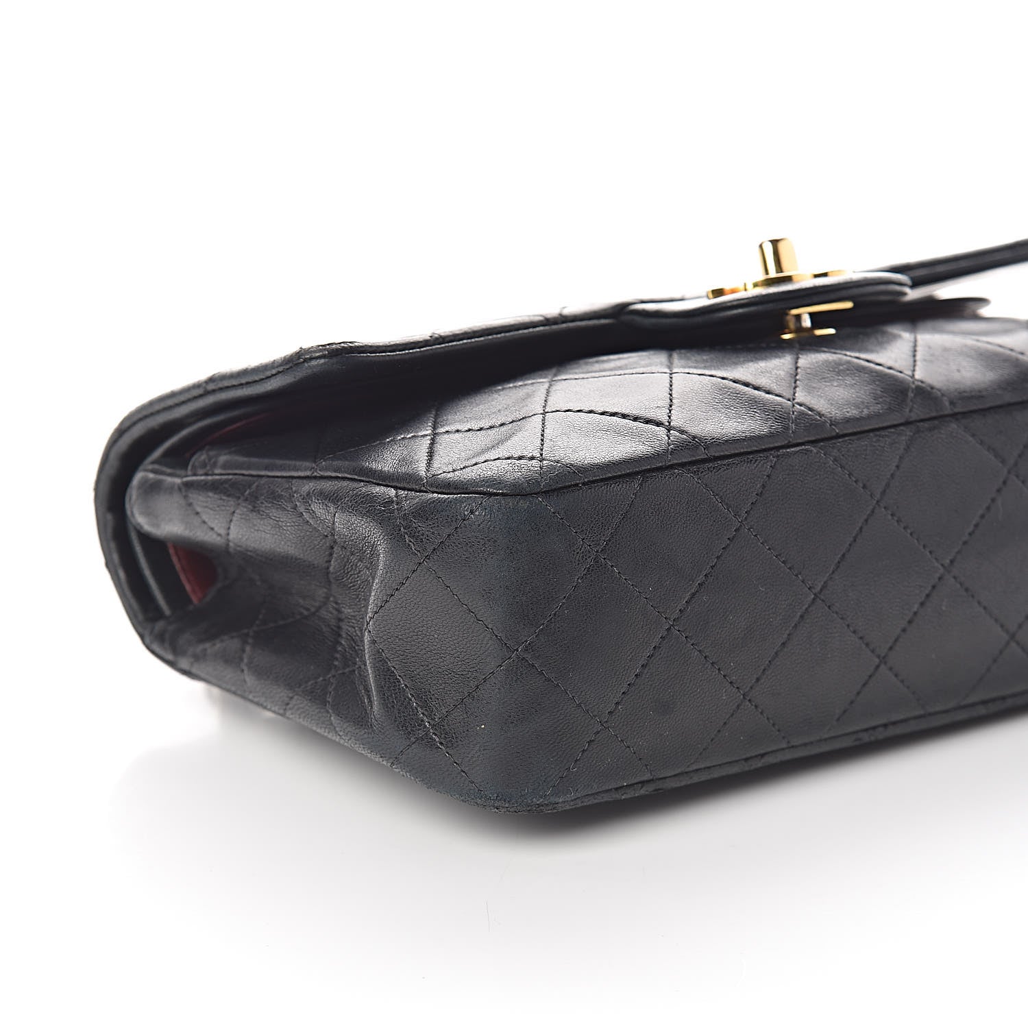 Chanel Lambskin Quilted Small Double Flap Black 11 of 16