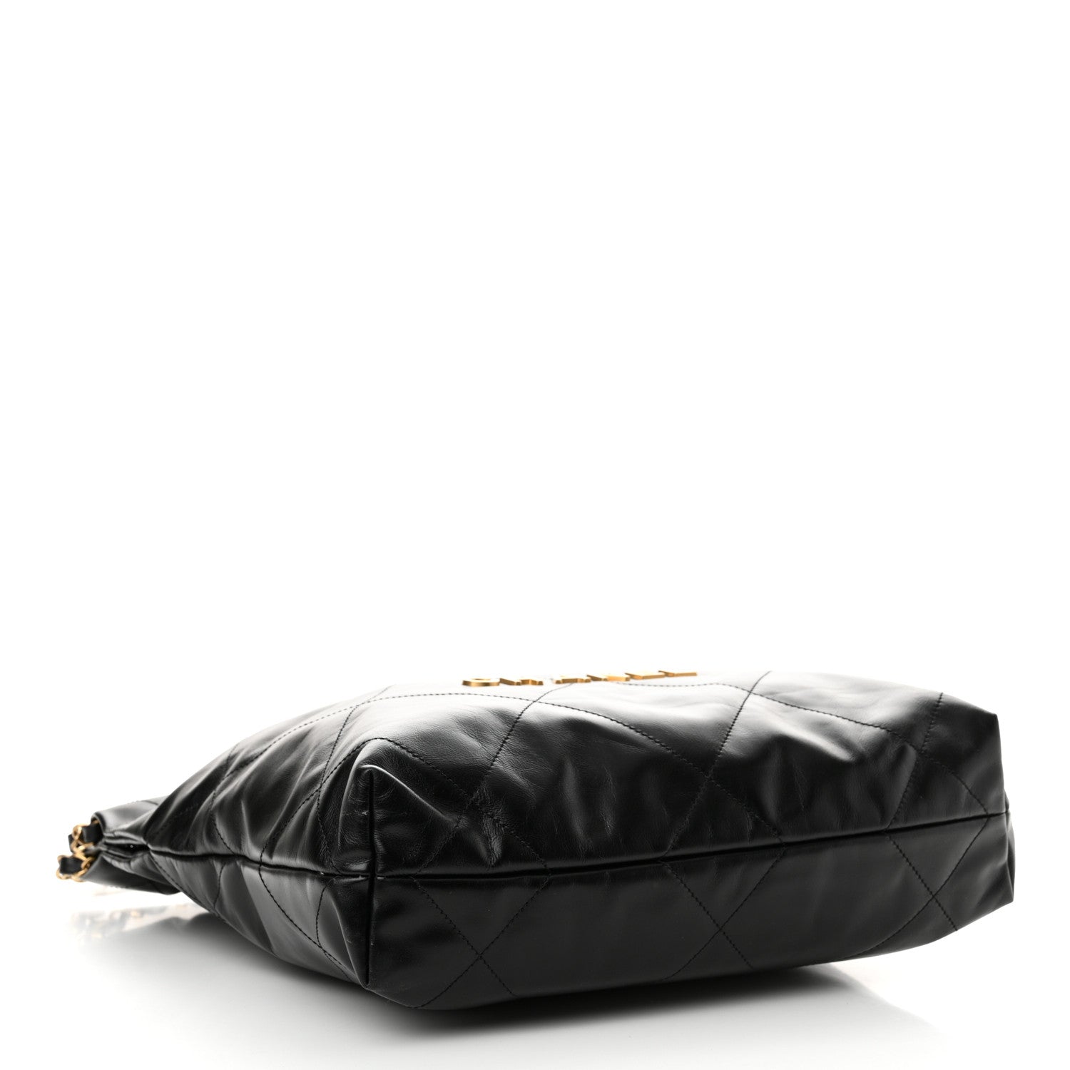 Chanel Shiny Calfskin Quilted Small Chanel 22 Black 5 of 11