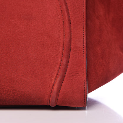 Celine Nubuck Medium Phantom Luggage Red 16 of 20
