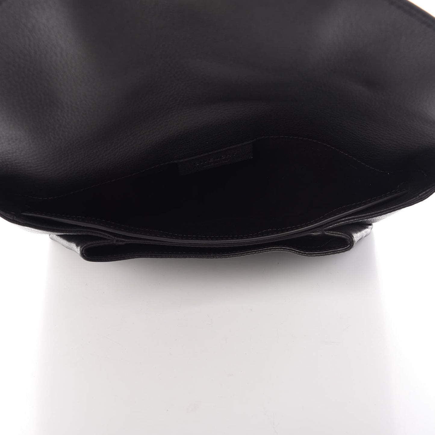 Sugar Goatskin Medium Antigona Envelope Clutch Black