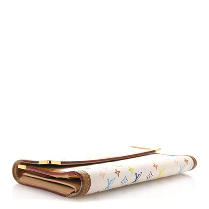Louis Vuitton Monogram Multicolor Porte Tresor International Wallet White 4 of 6