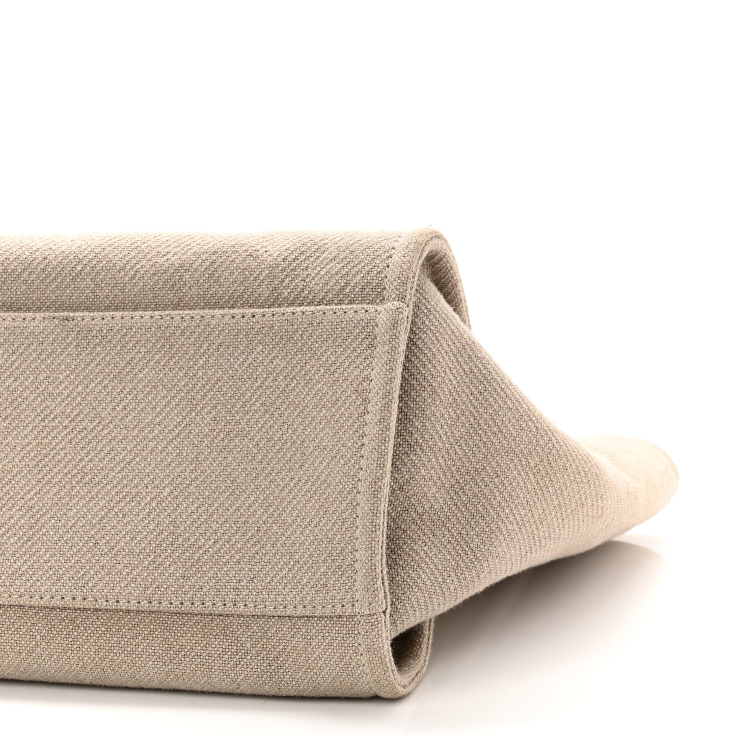 Mixed Fibers Medium Deauville Tote Beige Black