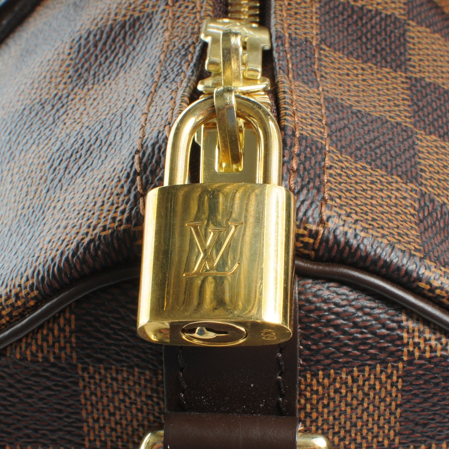 Louis Vuitton Damier Ebene Speedy Bandouliere 35 6 of 10