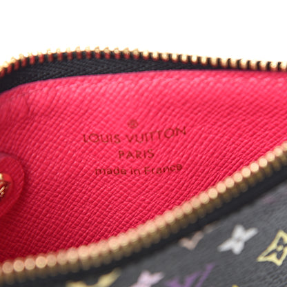 Louis Vuitton Monogram Multicolor Key Pouch Black Grenade 5 of 5