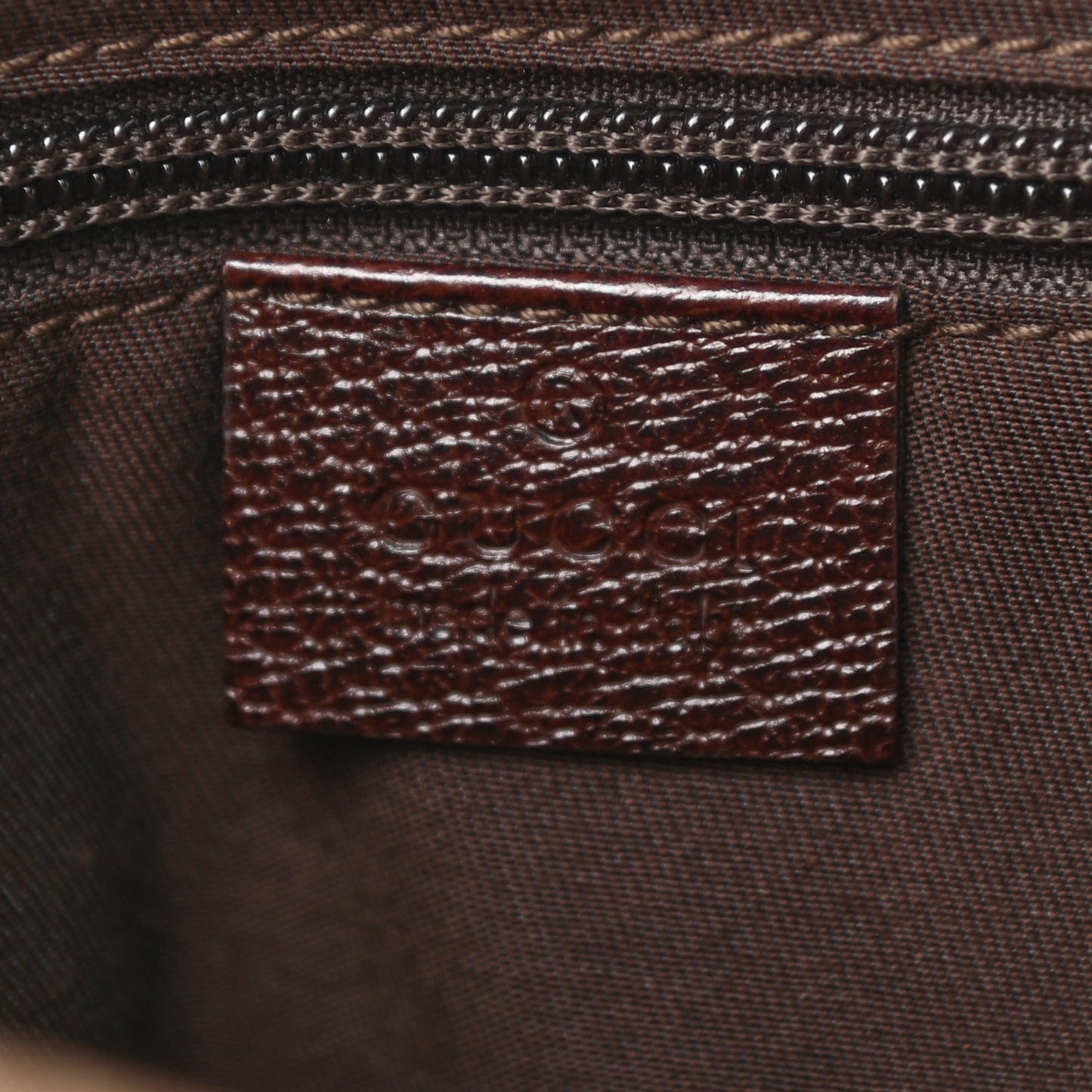 Monogram Web Medium Flat Messenger Bag Brown