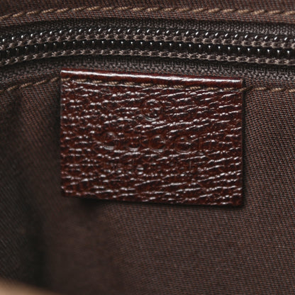 Gucci Monogram Web Medium Flat Messenger Bag Brown 6 of 10
