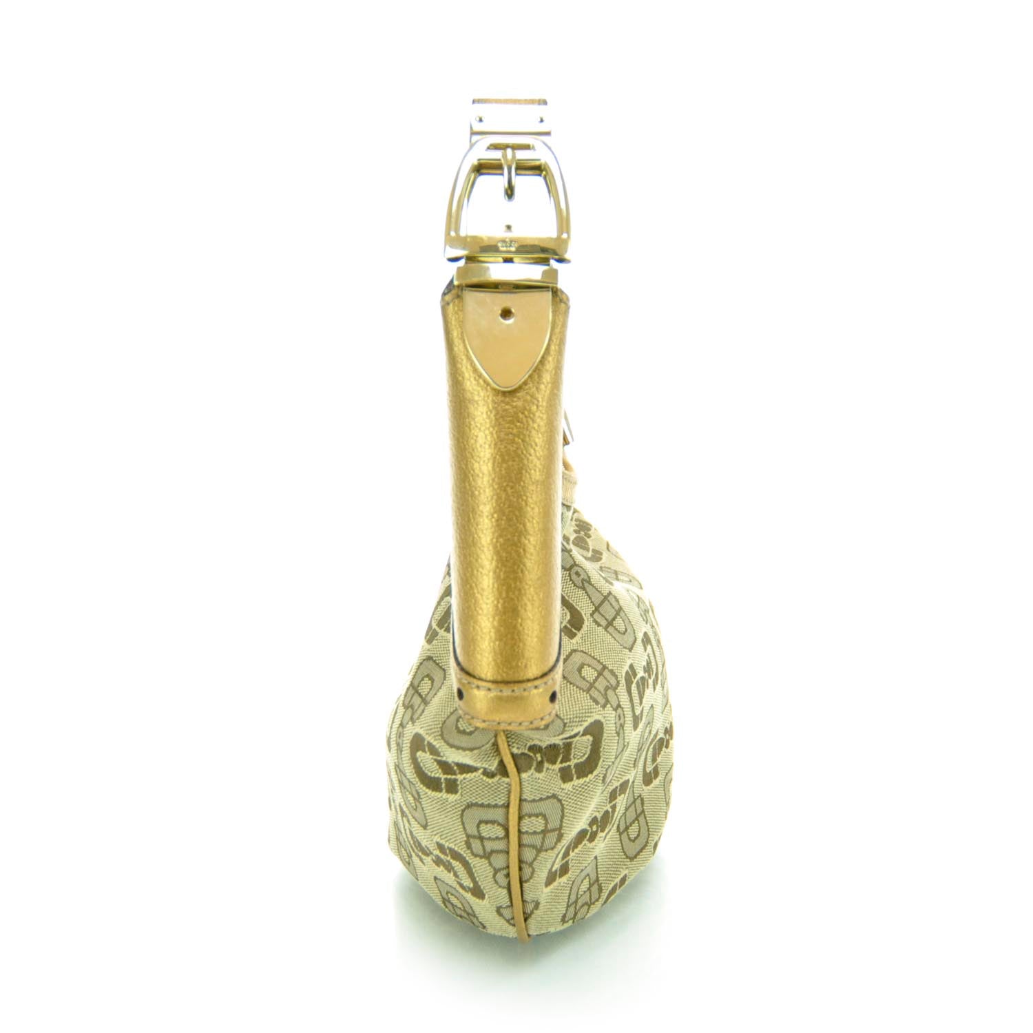 Gucci Canvas Horsebit Glam Hobo Metallic 6 of 11
