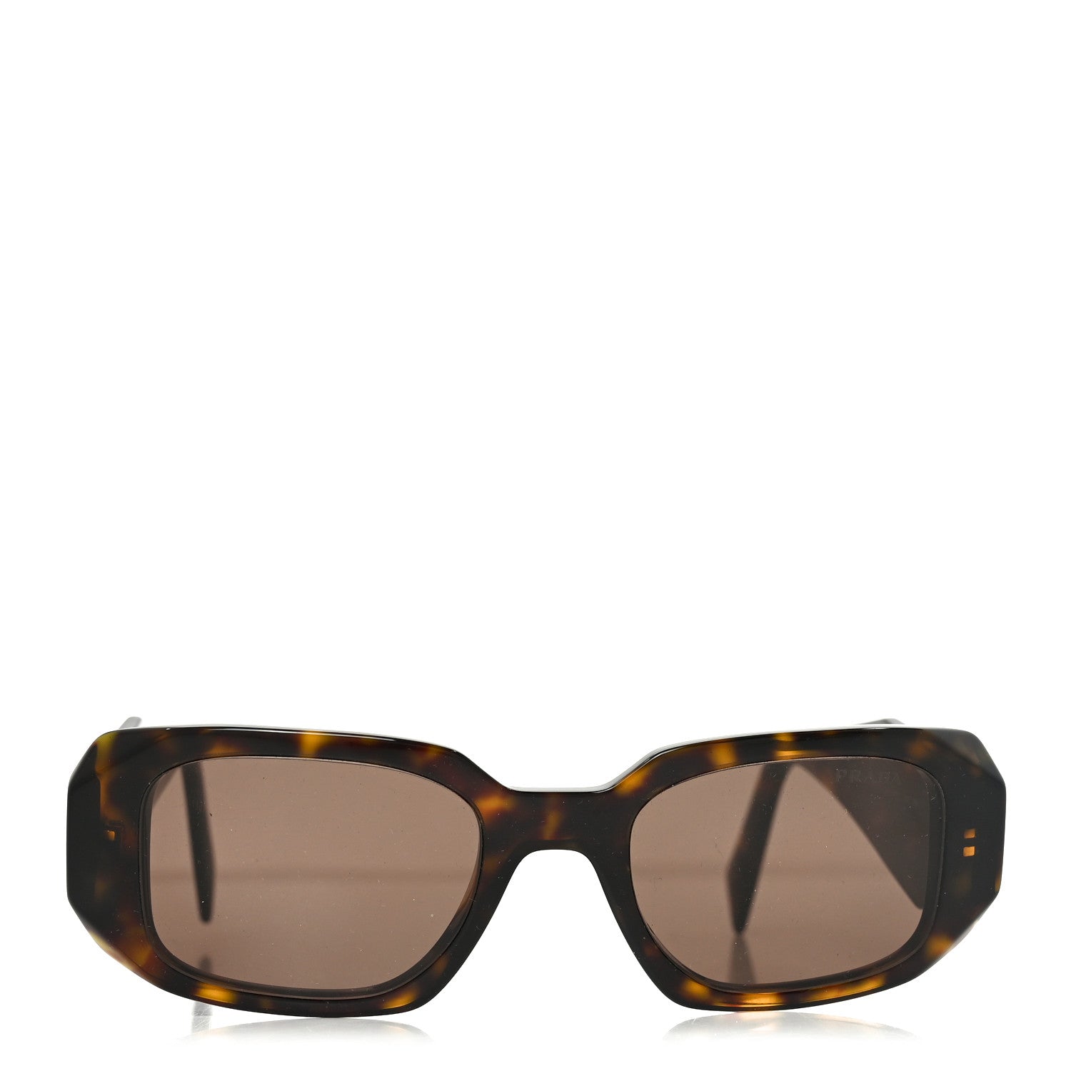Prada Acetate Symbole Sunglasses SPR 17W Havana 2 of 7