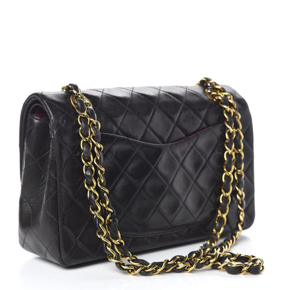 Chanel Lambskin Quilted Small Double Flap Black 3 of 15