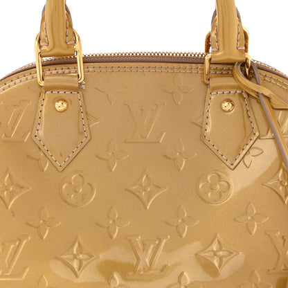 Louis Vuitton Vernis Alma BB Mordore 7 of 9