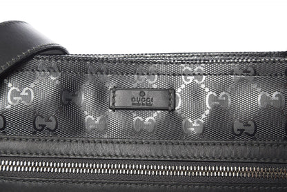 Gucci Imprime Monogram Small Flat Messenger Bag Platinum Grey 8 of 8