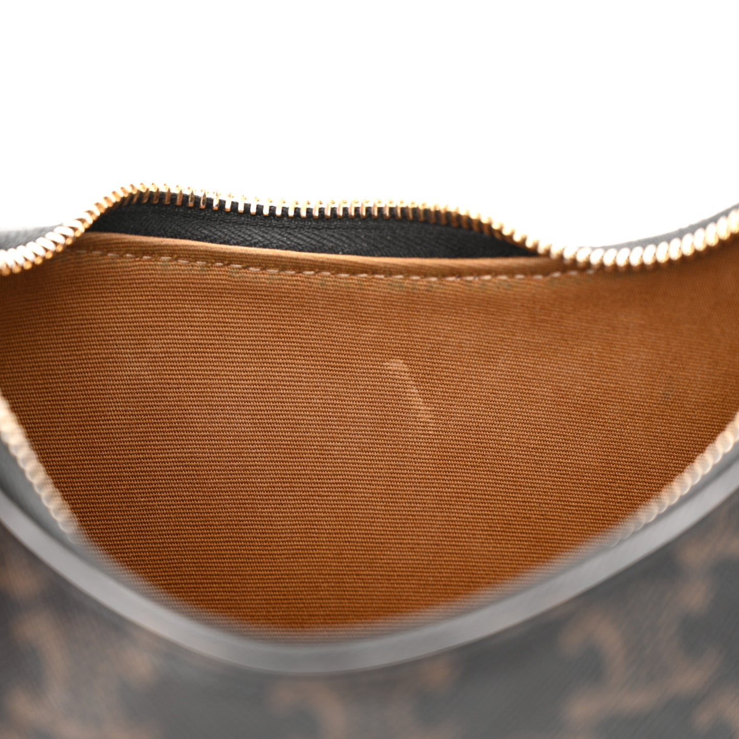Triomphe Canvas Calfskin Ava Shoulder Bag Tan