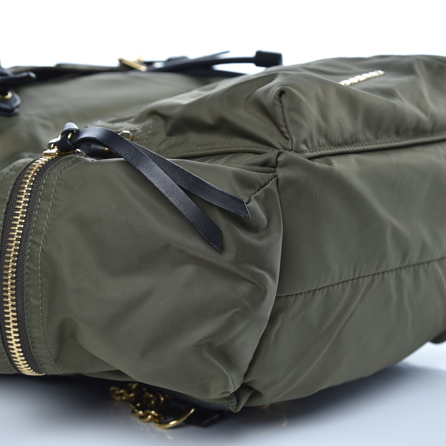 Burberry Nylon Large Rucksack Backpack Canvas Green 7 of 10