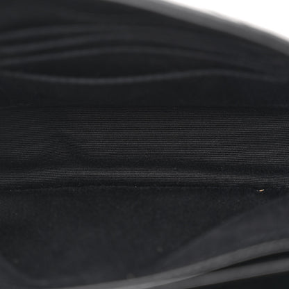 Saint Laurent Calfskin Y Quilted Monogram Monochrome Toy Loulou Crossbody Bag Black 5 of 10